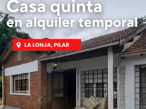 Casa quinta en La Lonja, Pilar km 48