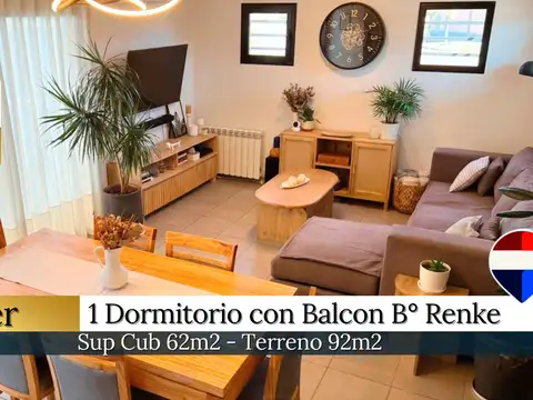 ALQUILER DUPLEX 1 DORMITORIO CON BALCON - NQN -