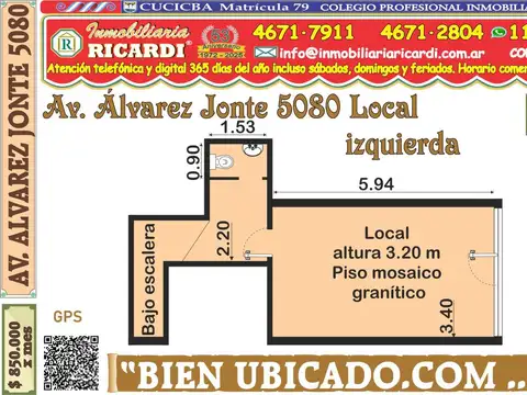 BIEN  - Local a la calle en zona comercial