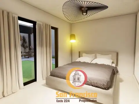 Casa 3 ambientes con 1 baño