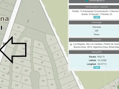 TERRENO Bº EL CARDAL, 1021 M2 - LOTE 10