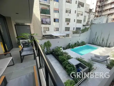 Departamento 2 ambientes con 1 baño