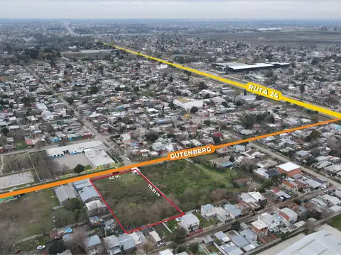 Venta Lote industrial de 3.192m proximo a Ruta 24 en Moreno - Escritura inmediata