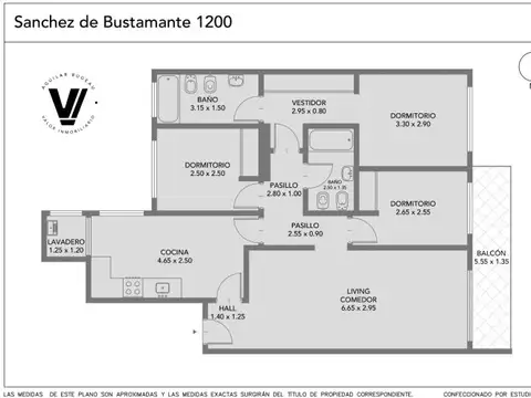 Departamento en Venta de 3 dormitorios