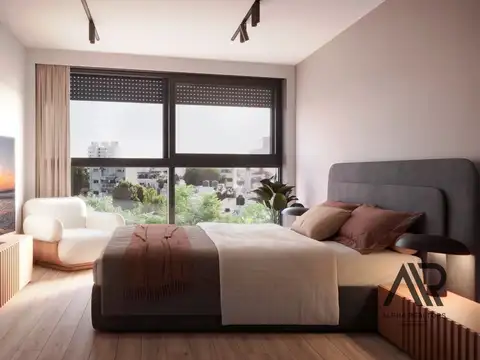 Departamento 2 ambientes con 2 baños