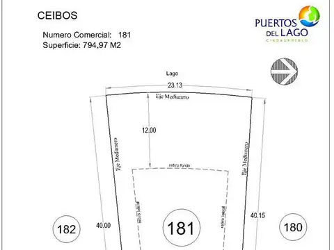 Terreno en Venta en Puertos - Barrio Ceibos, USD 179.000