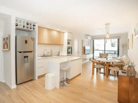 Departamento 2 ambientes con 2 baños