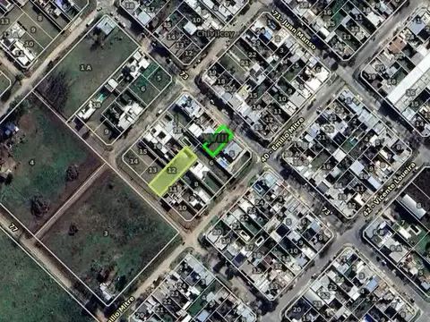Terreno en Venta 25  mts Fondo