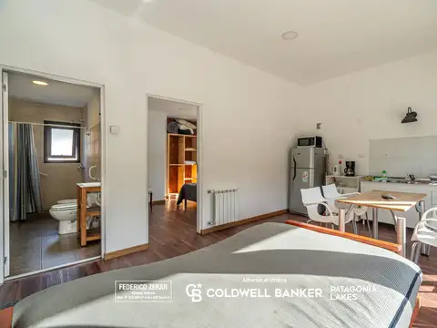 Departamento 2 ambientes con 1 baño