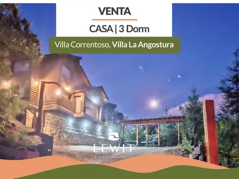 VENTA CASA PREMIUM | 3 DORM EN SUITE | VILLA CORRENTOSO | 227 m² CUBIERTOS | LOTE  960 m²
