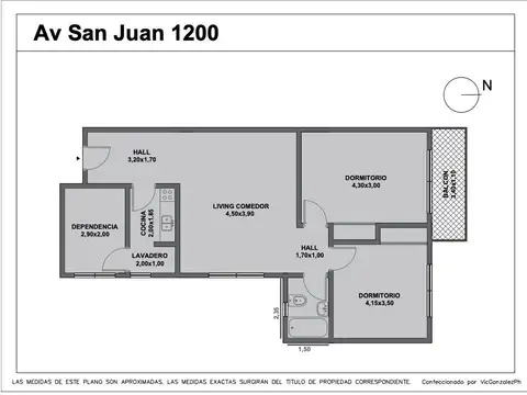 Departamento en Venta de 2 dormitorios