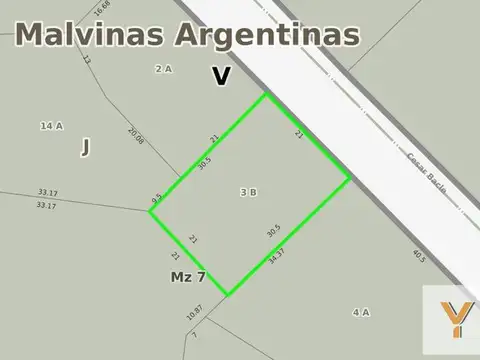 Bacle e/ Amenábar y Los Cedros
