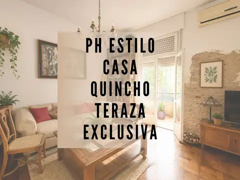 PH VENTA 4 AMBIENTES CON TERRAZA Y PARRILLA