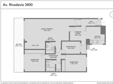 Departamento en Venta de 4 ambientes