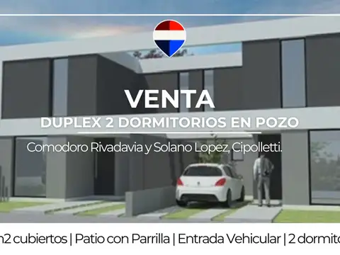 EN VENTA DUPLEX CIPOLLETTI 2 DORMITORIOS