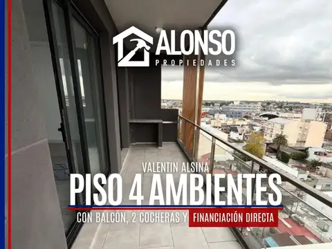 EXCLUSIVOS PISOS DE 4 AMBIENTES EN PREVENTA – ALSINA