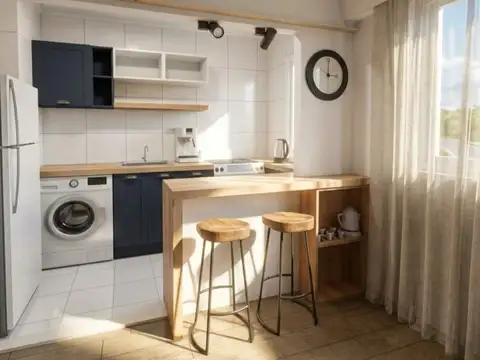 Departamento Monoambiente con 1 baño