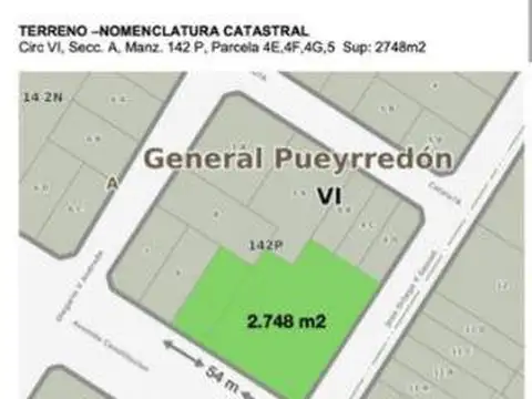 Terreno en Venta de 4070,0 m2