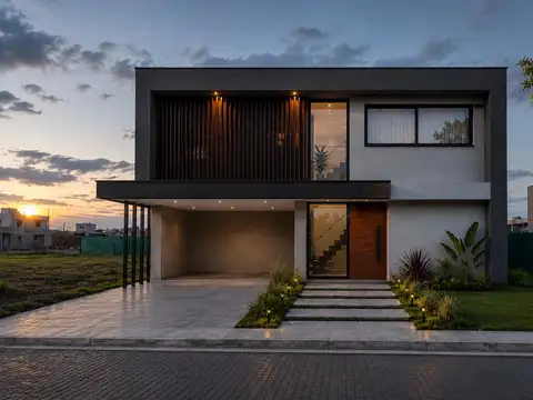 Casa en venta en construcción de 3 Dormitorios en Funes Lakes