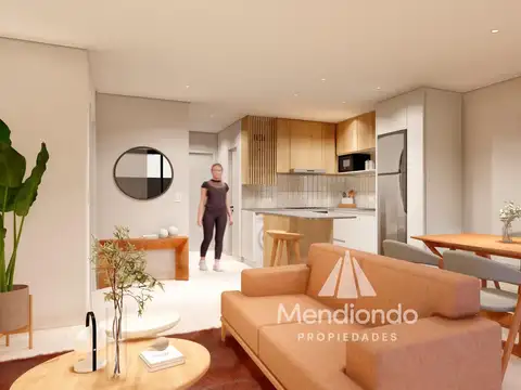 Semipiso 2 amb. PISO 5to (58m2) frente c/ Balcón. COCHERA y BAULERA incluida - Zona Güemes Aldrey