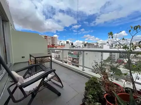 Departamento en venta monoambiente con balcon terraza y cochera en Palermo.