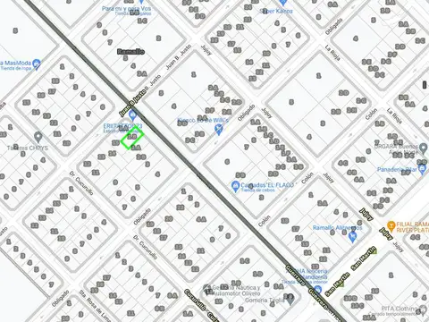 Terreno en Venta 11  mts Frente