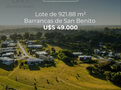 Terreno en Barrancas de San Benito Country Club