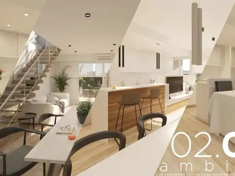 Departamento 4 ambientes con 2 baños