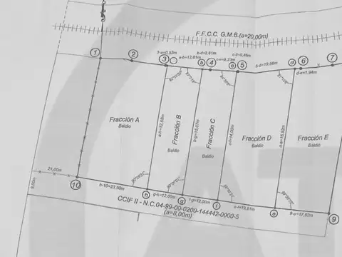 Terreno en Venta de 1800,0 m2
