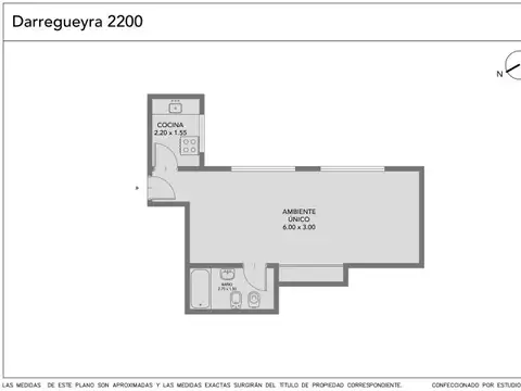 Departamento en Venta de Monoambiente
