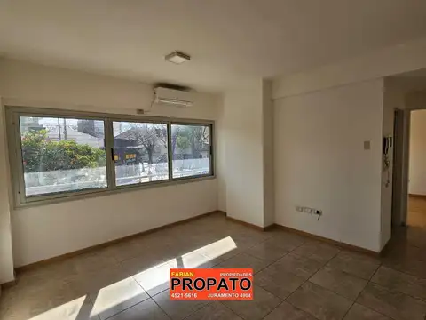 Depto 2 ambientes moderno al frente en excelente ubicacion y luminosidad 