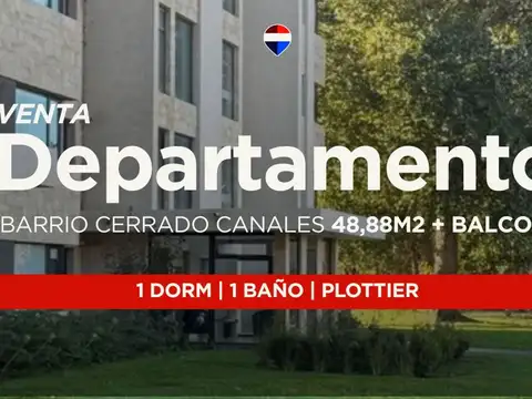 VENTA DEPTO 1 DORM CON BALCON, B° CANALES