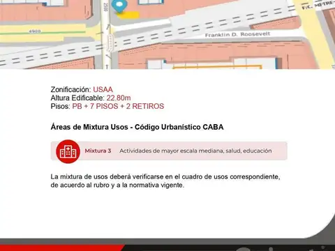 Terreno en Venta en Villa Urquiza, USD 420.000
