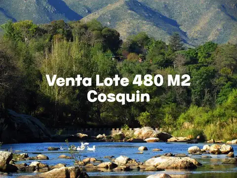 Venta terreno en Cosquin