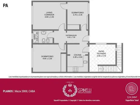 Depto Tipo Casa en Venta en Almagro, USD 110.000