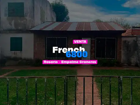 Casa al frente con Jardin - Empalme Graneros