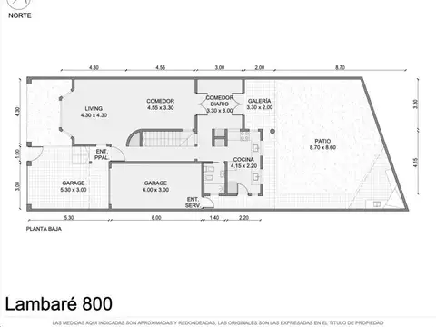 Casa 5 ambientes con 2 baños