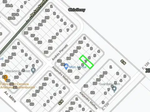 Terreno en Venta 30  mts Fondo