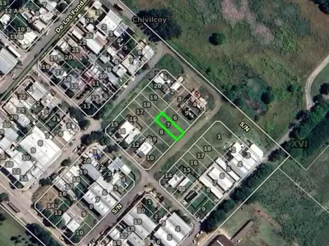 Terreno en Venta 10  mts Frente