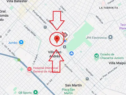 Terreno en Venta en San Andres, USD 225.000