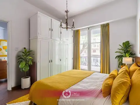 Venta departamento 2 ambientes 44M²  1 piso por escalera con balcón al frente en Palermo Las Cañitas