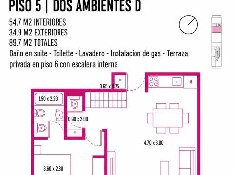 Departamento en Venta en Villa Devoto, USD 134.900