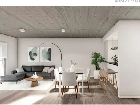 Departamento 2 ambientes con 1 baño