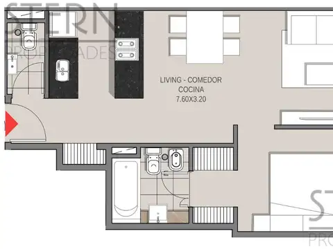 Departamento en Alquiler Apto profesional