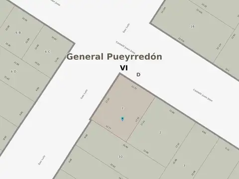 Terreno en esquina zonificación C3 · Chauvin