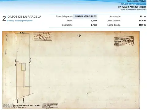 ALBERDI, JUAN B., AV. 4400