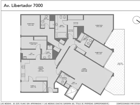 Departamento en Alquiler de 5 ambientes