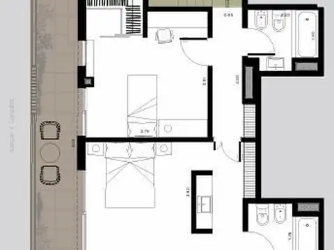 Departamento en Venta de 2 dormitorios