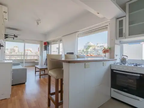 Departamento 2 ambientes con 1 baño