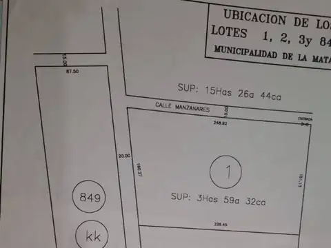 Terreno en Venta en Virrey del Pino, USD 625.000
